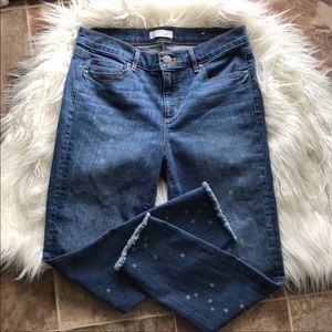 🦋🌸Loft crop jeans with stars size 29🦋🌸